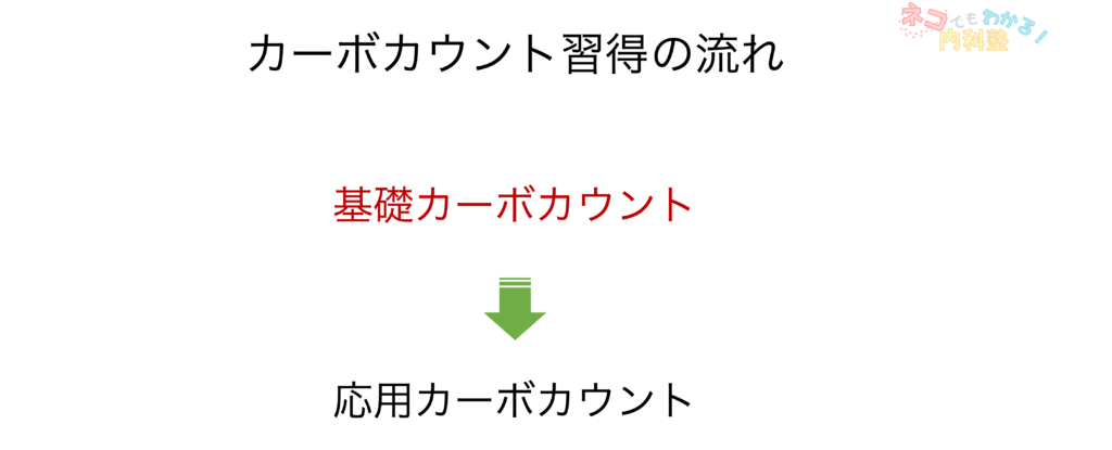 カーボカウント習得の流れ，基礎カーボカウント