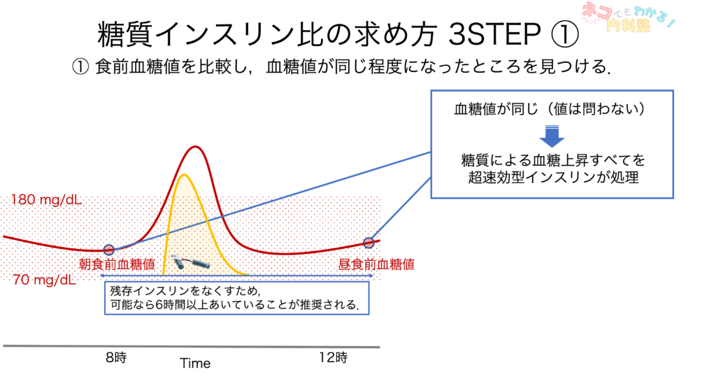 糖質インスリン比の求め方1